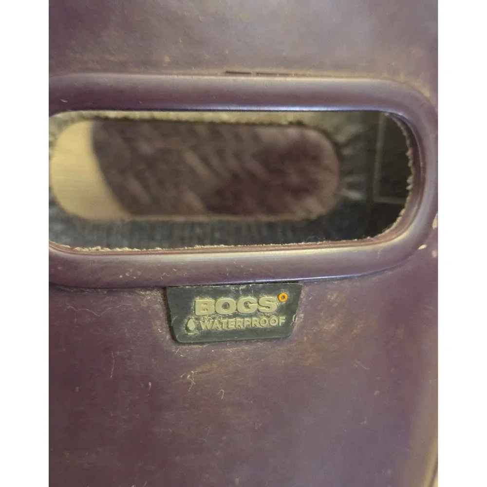 Bogs‎ Kaleidoscope Rain Boots Youth Size 8 Purple